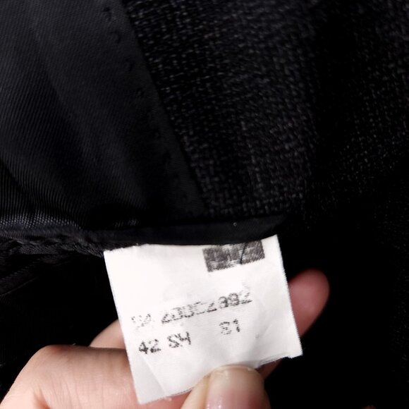 Brooks Brothers Blazer Suit Jacket Men 42 Gray 90% Wool Blend Made In Italy - Picture 9 of 15